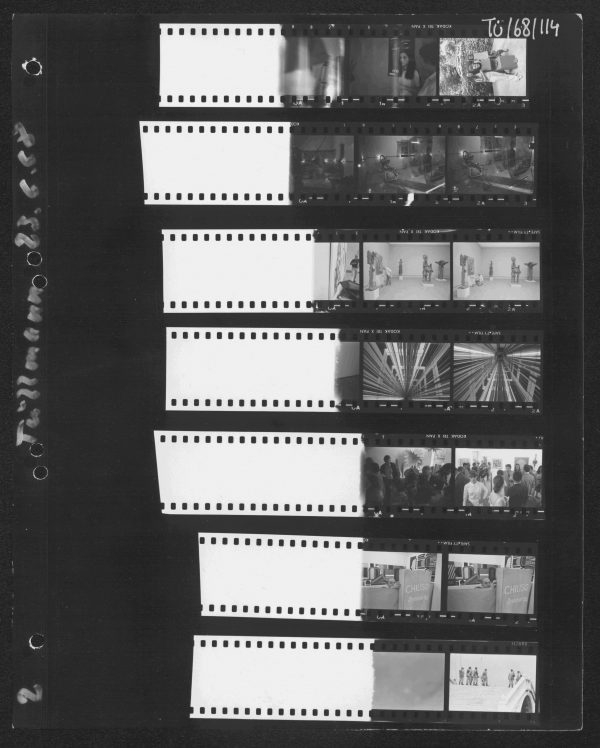 Italien / Venedig, Biennale: Filmdrehset: Marisol; Dewasne