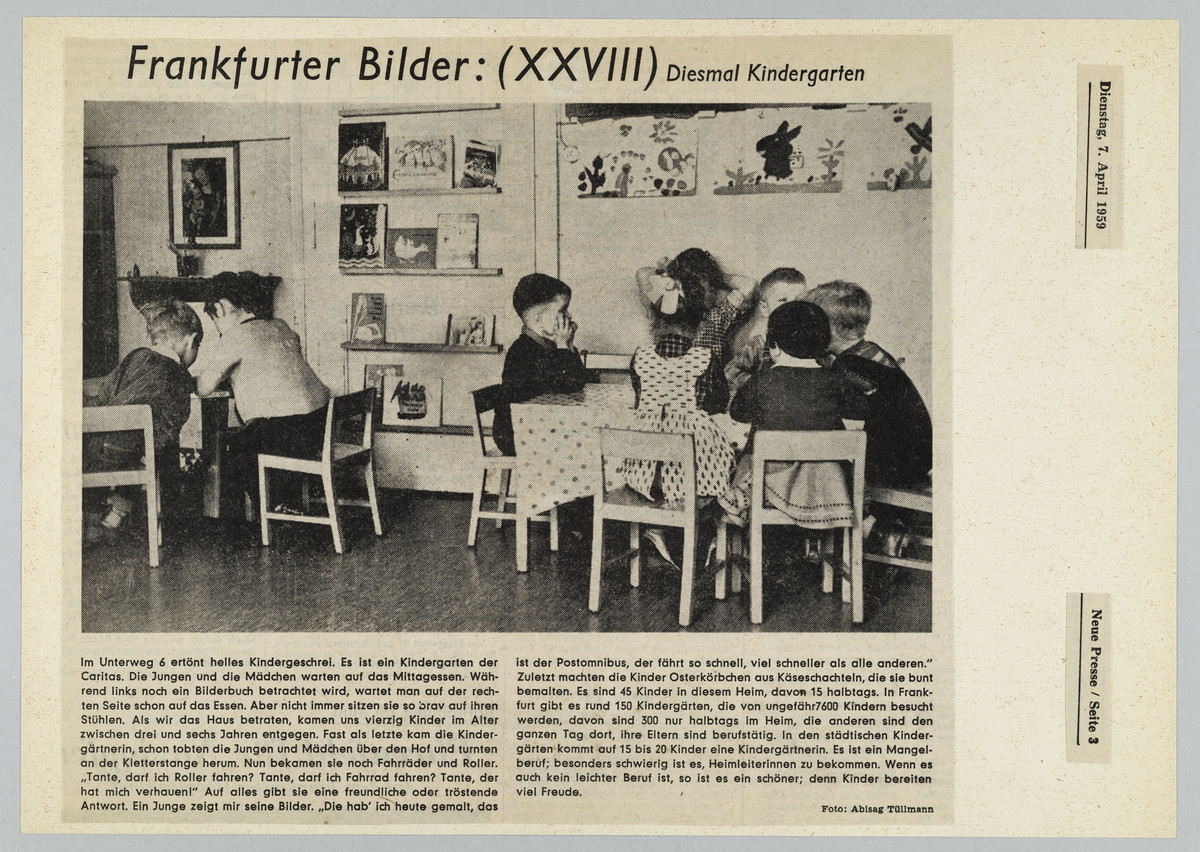 Frankfurter Neue Presse, 07.04.1959, S. 3 (Zeitungsausschnitt) - 