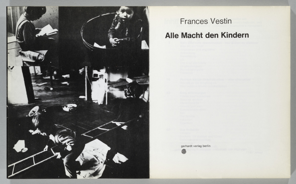 Frances Vestin, Alle Macht den Kindern, Berlin: Gerhardt, 1971 - 