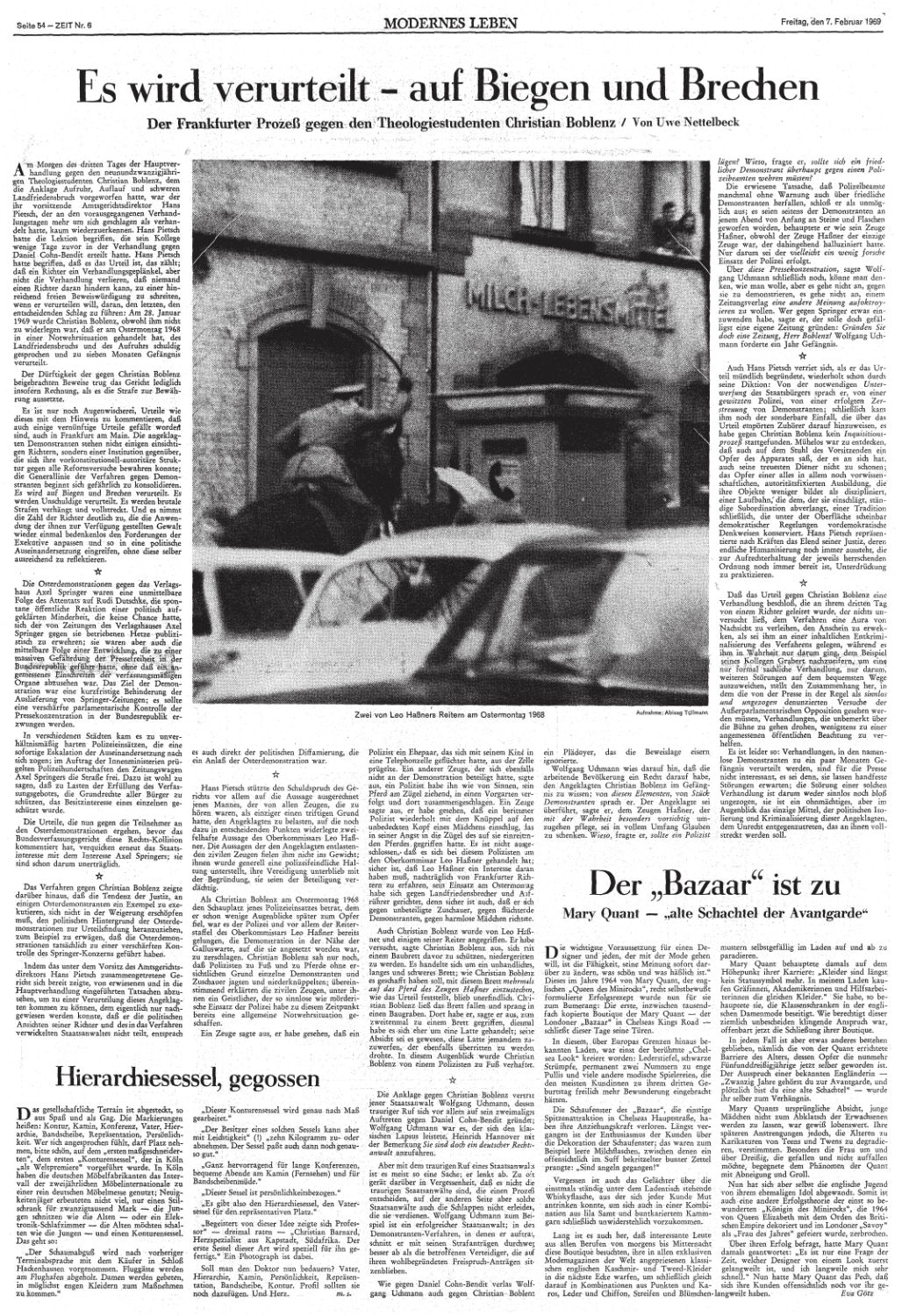 ZEIT, Nr. 6, 07. Februar 1969, S. 54 - 